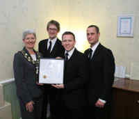 Ben's Certificate in Funeral Service Presentation